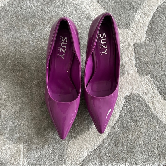 2/$15 - Purple patent heels - Picture 4 of 6
